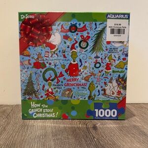 Dr. Seuss How the Grinch Stole Christmas Puzzle - 1000 Pieces- NWT